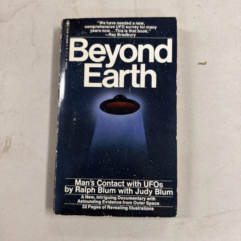 Beyond Earth by Ralph Blum & Judy Blum vintage Paperback 1974 Bantam books